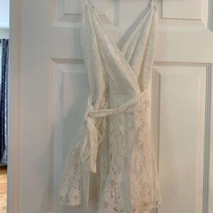 White lace romper